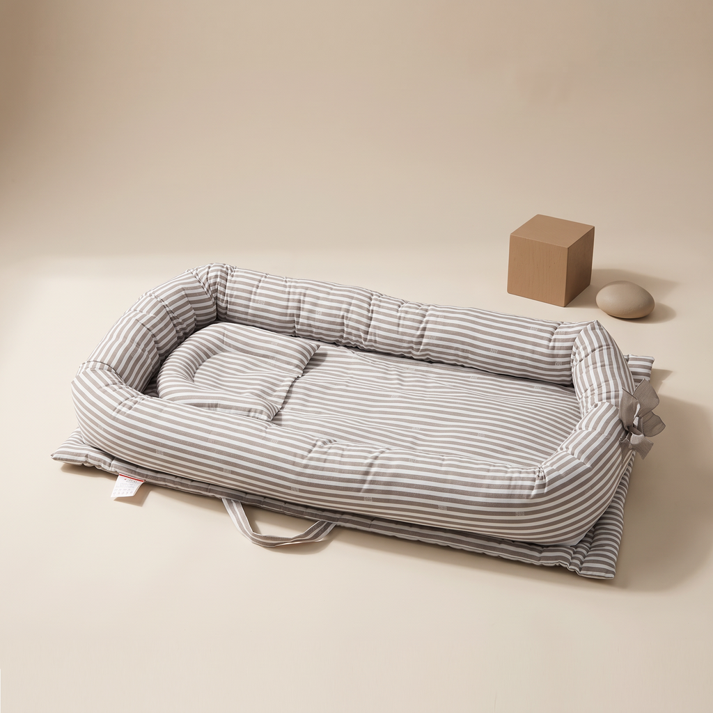 Aviora Family™ Soft Cotton Baby Bed