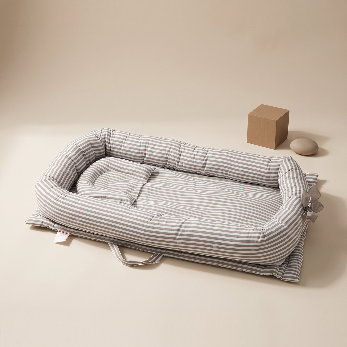 Aviora Family™ Soft Cotton Baby Bed