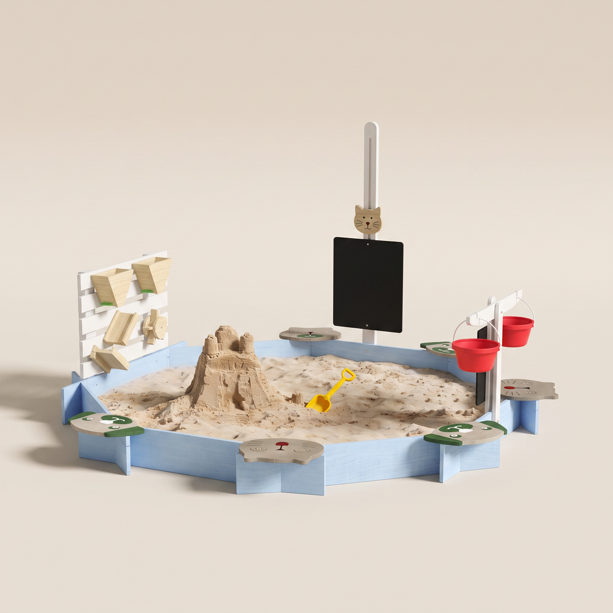 Aviora Family™ Little Explorer Wooden Sandbox