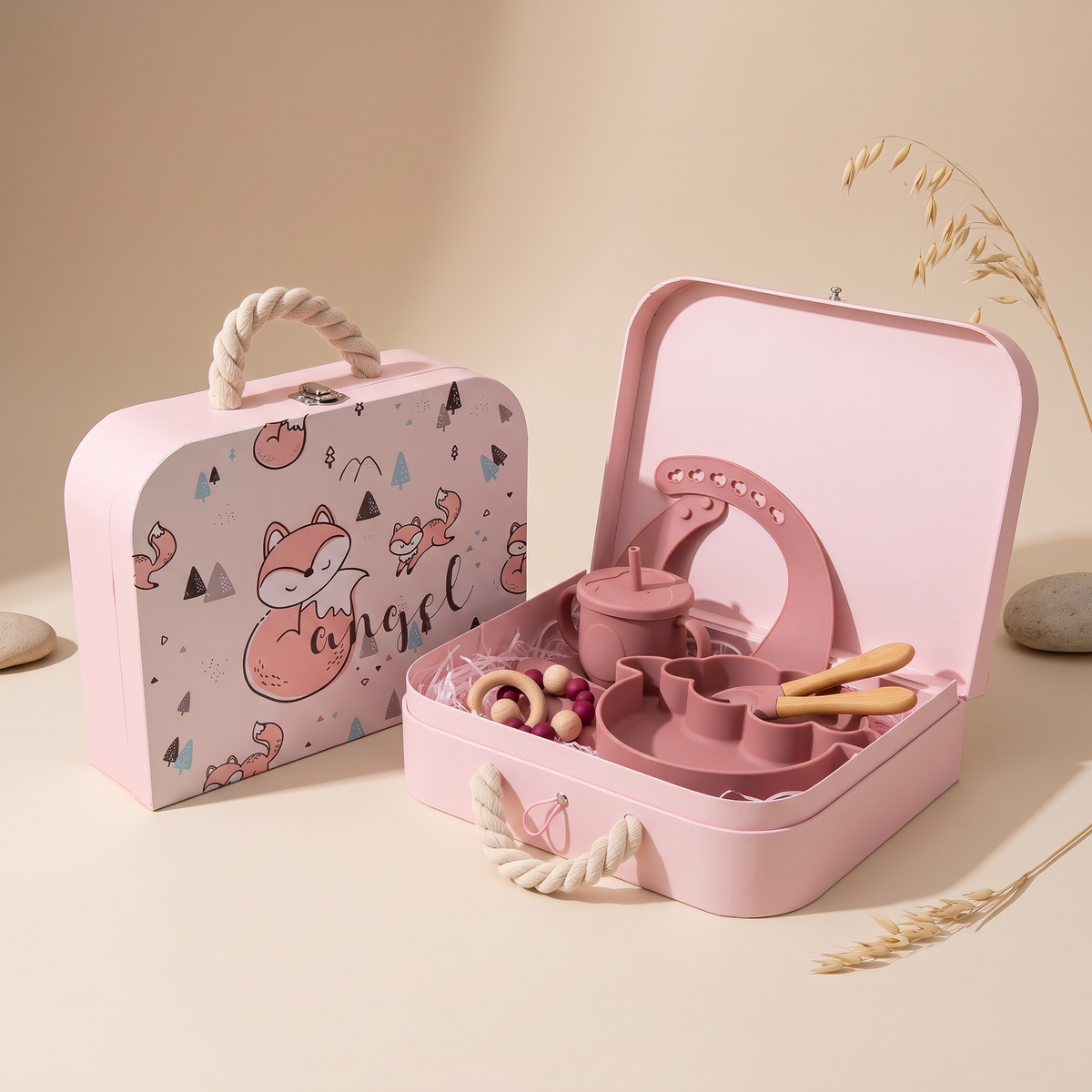 Aviora Family™ — Elara Silicone Feeding Set
