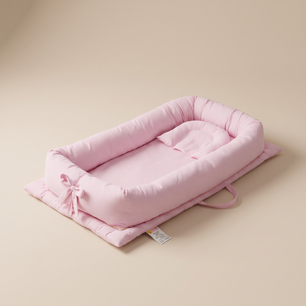 Aviora Family™ Soft Cotton Baby Bed