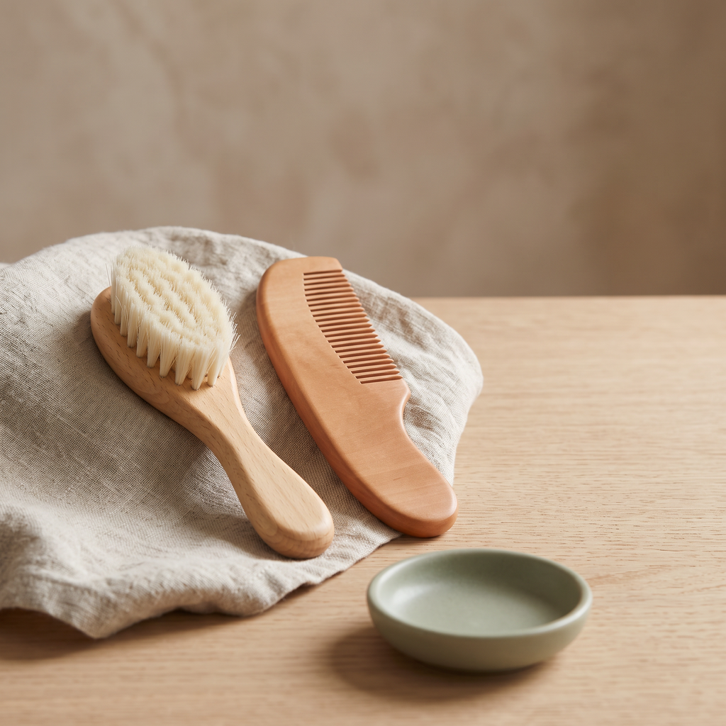 Aviora Family™ Amélie Baby Hair & Scalp Brush Set