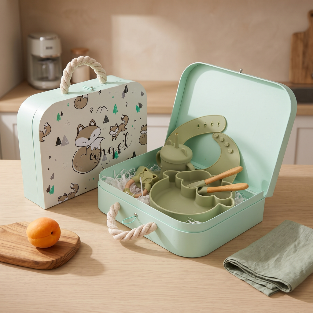 Aviora Family™ — Elara Silicone Feeding Set