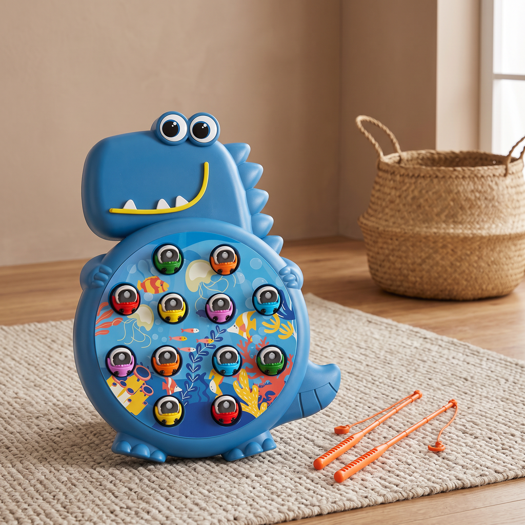 Aviora Family™ DinoCatch Magnetic Fishing Game