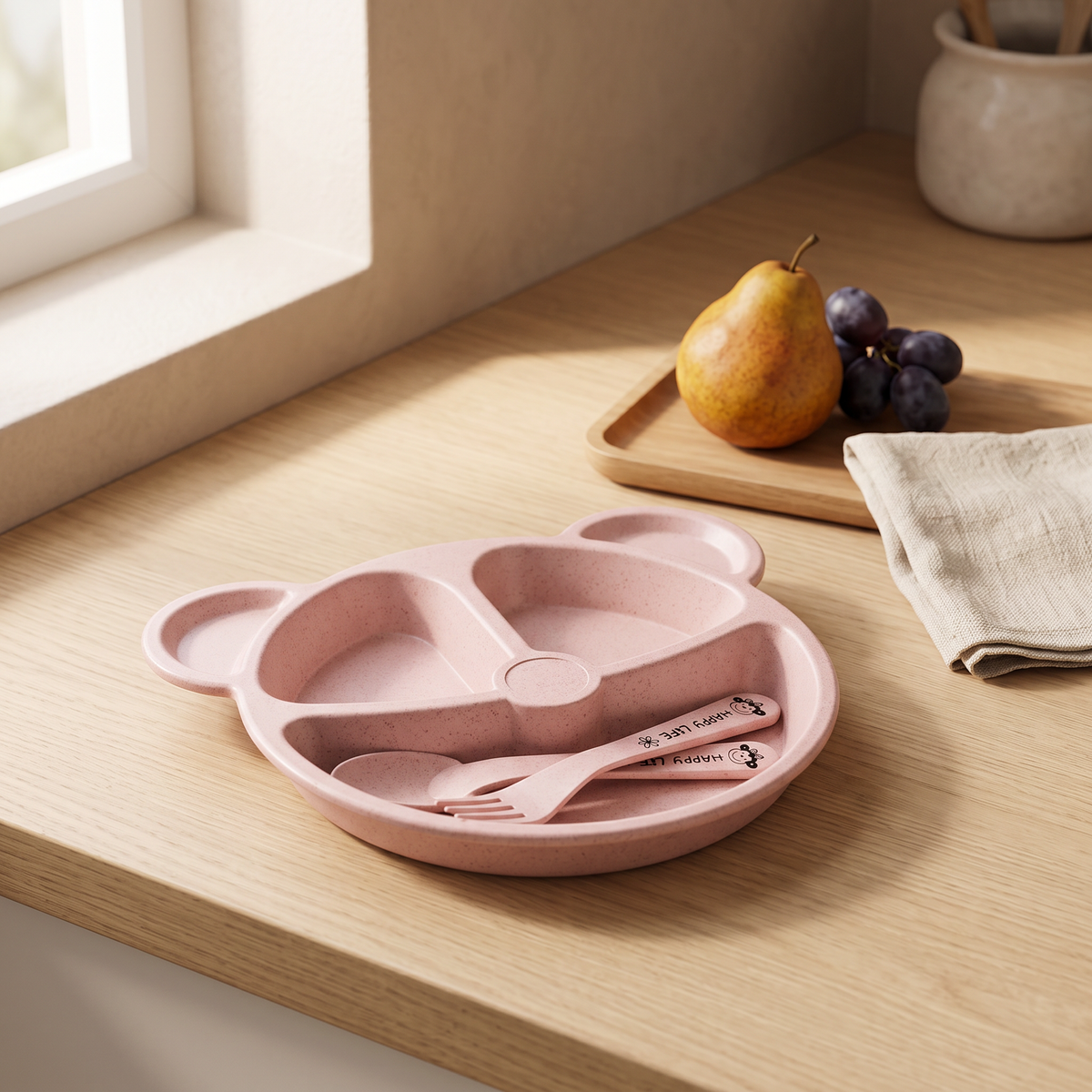Aviora Family™ Maison Baby Bowl & Utensil Set