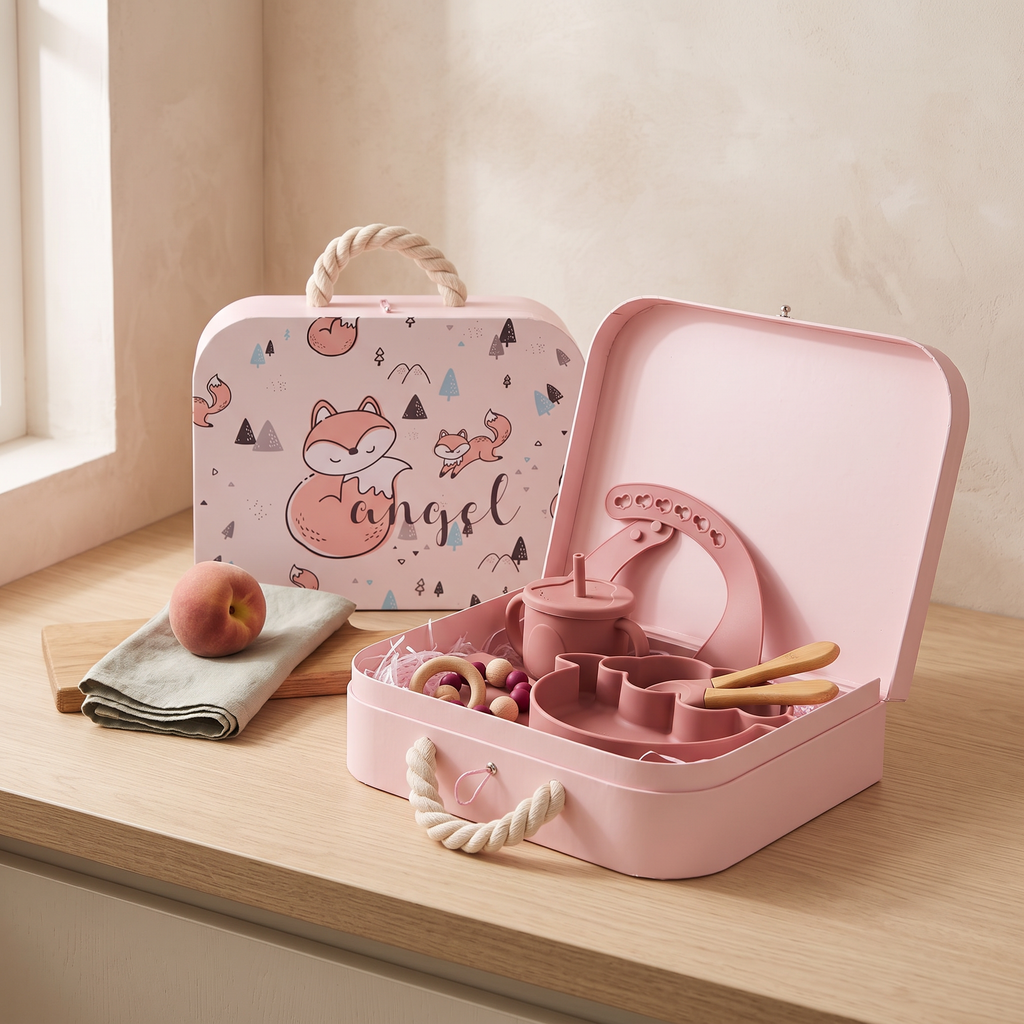 Aviora Family™ — Elara Silicone Feeding Set