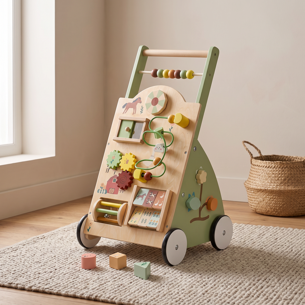 Aviora Family™ Wooden First Steps Walker