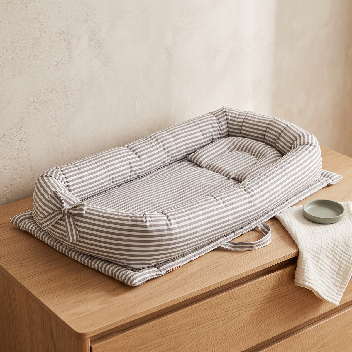 Aviora Family™ Soft Cotton Baby Bed