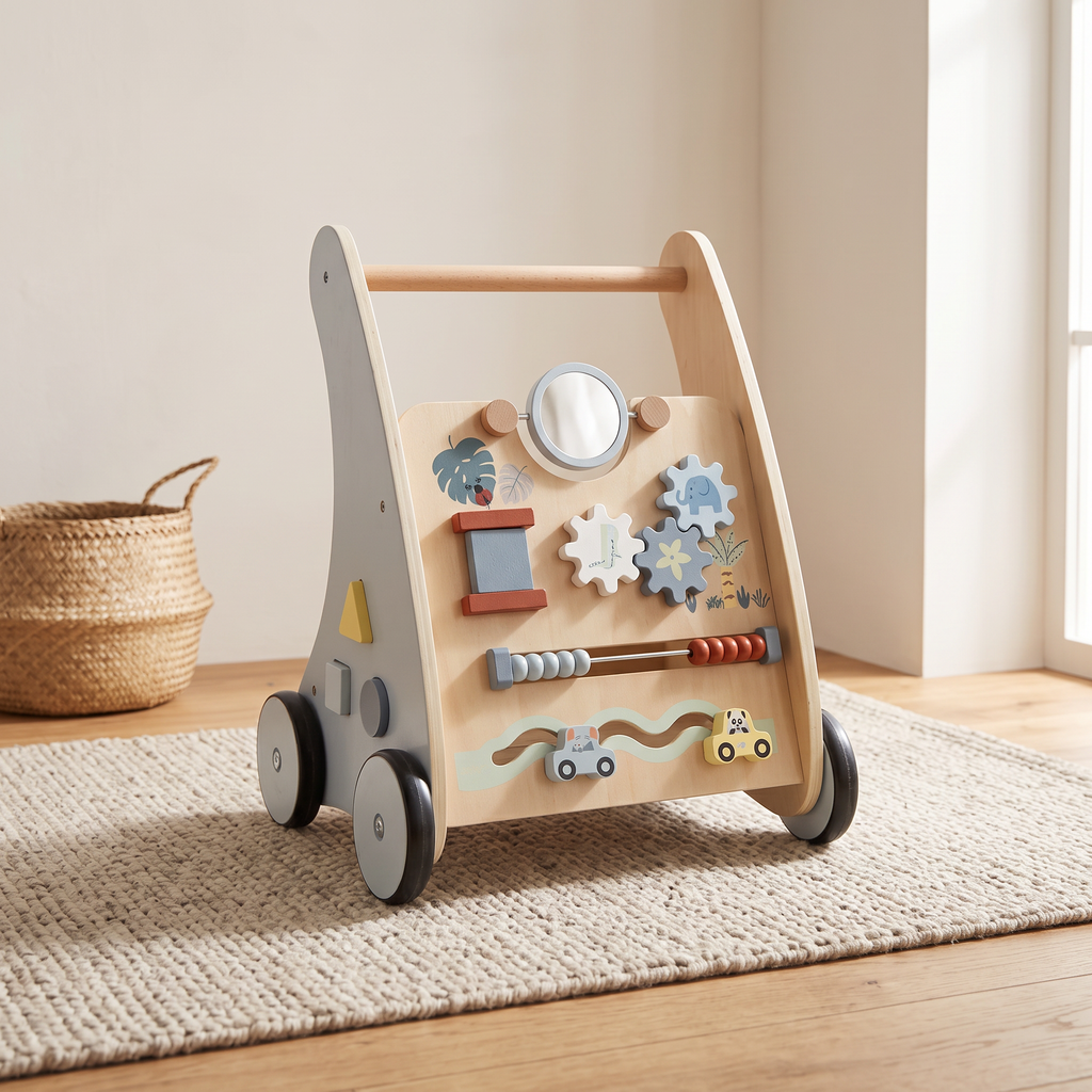 Aviora Family™ Wooden First Steps Walker