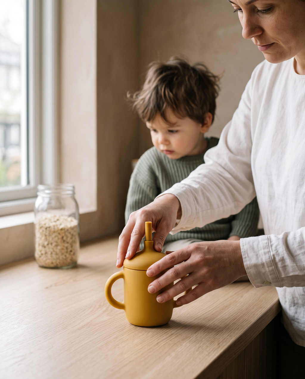 Aviora Family™ Sienna Silicone Sippy Cup