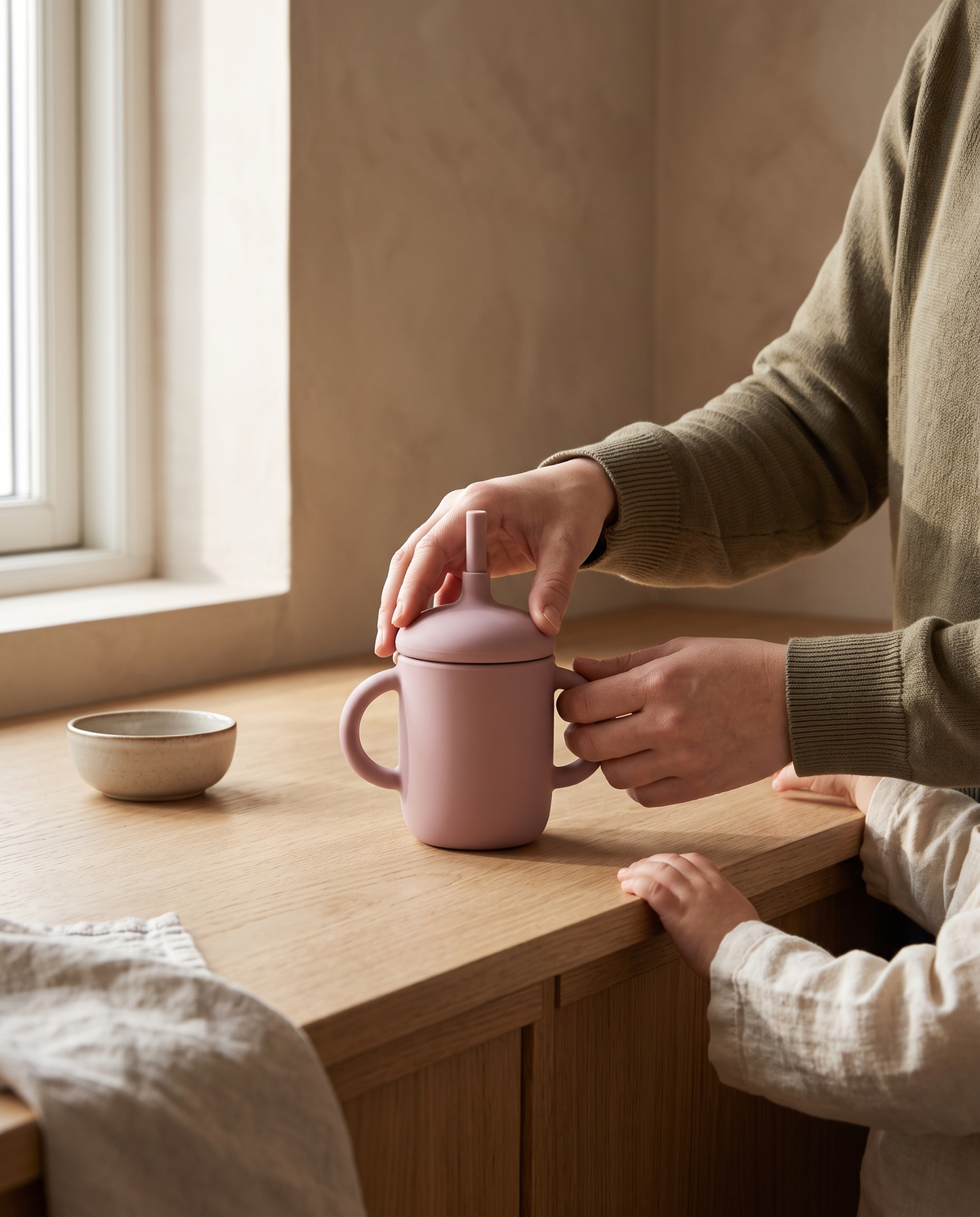 Aviora Family™ Sienna Silicone Sippy Cup
