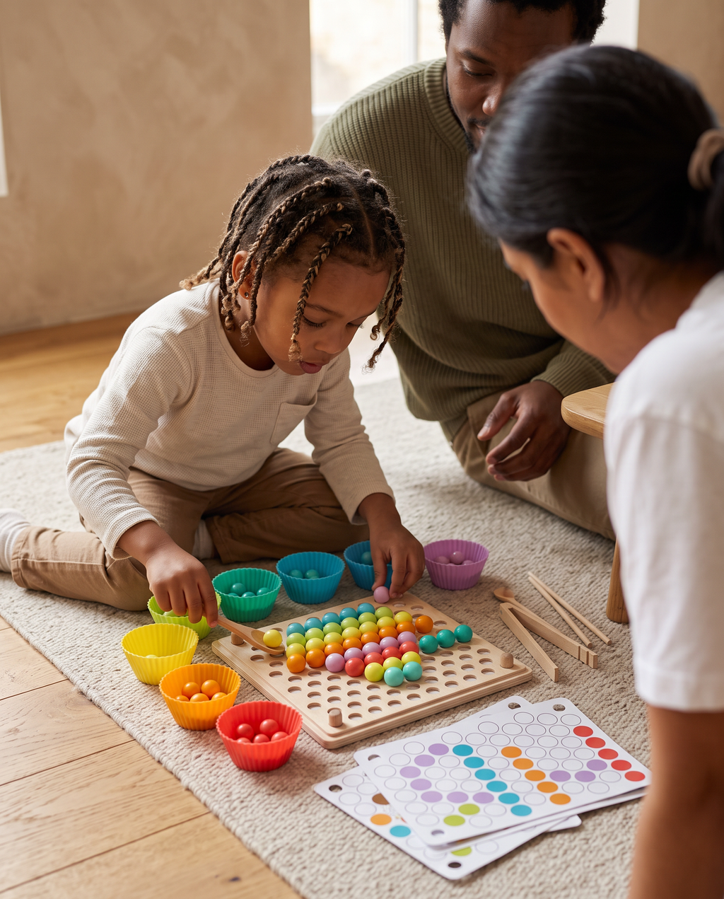 Aviora Family™ Little Hands Montessori Board