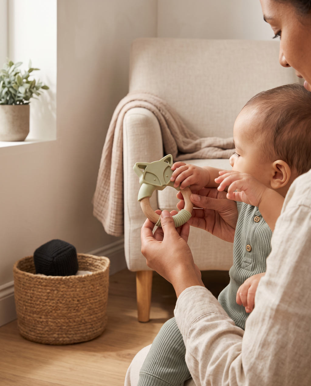 Aviora Family™ Natural Teething Ring