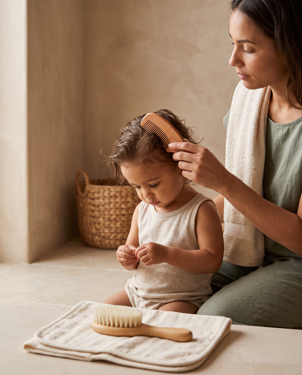 Aviora Family™ Amélie Baby Hair & Scalp Brush Set