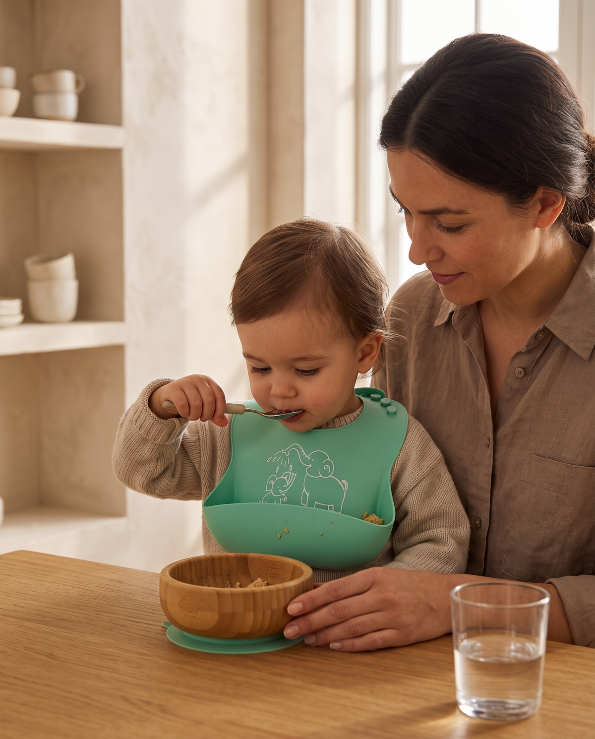 Aviora Family™ Élan Silicone Baby Bib