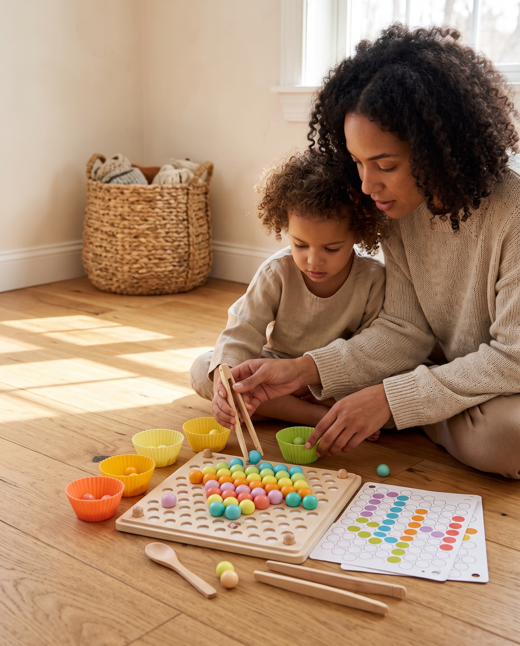 Aviora Family™ Little Hands Montessori Board