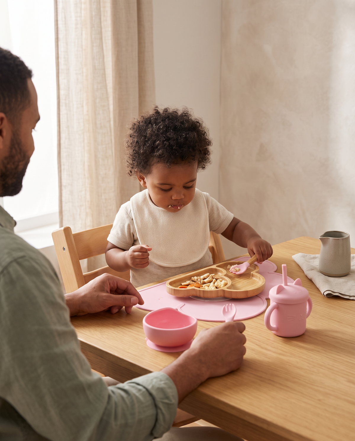 Aviora Family™ Maison Wooden Baby Feeding Set