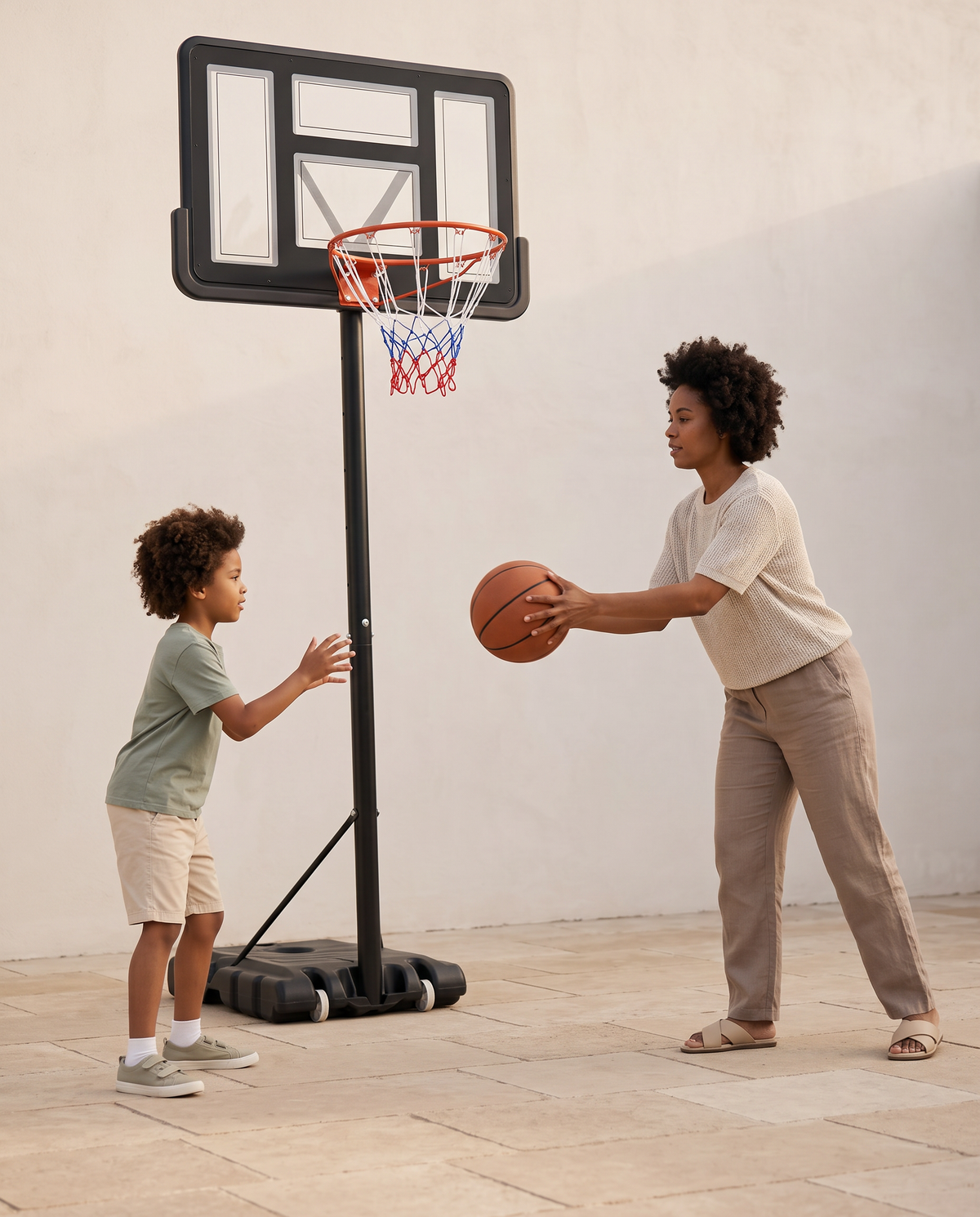 Aviora Family™ Little Hoops Adjustable Basketball Set