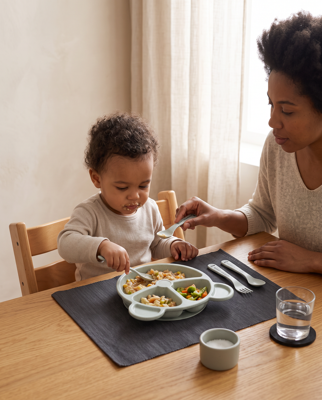 Aviora Family™ Maison Baby Bowl & Utensil Set